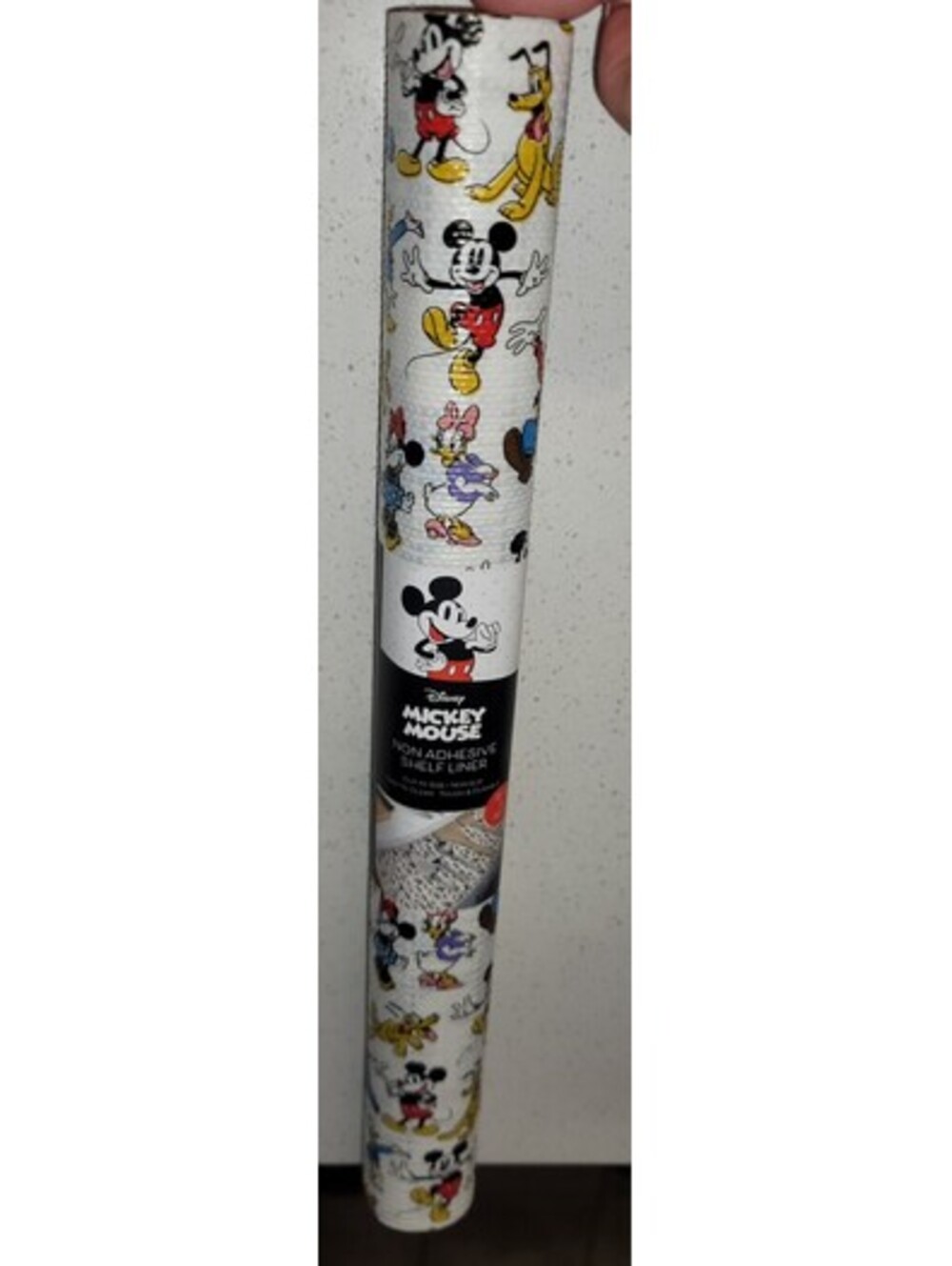 DISNEY MICKEY MOUSE NON-ADHESIVE SHELF LINER ROLL 18" x 48" GOOFY DAISY MINNIE